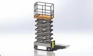 自行升降机车架组建